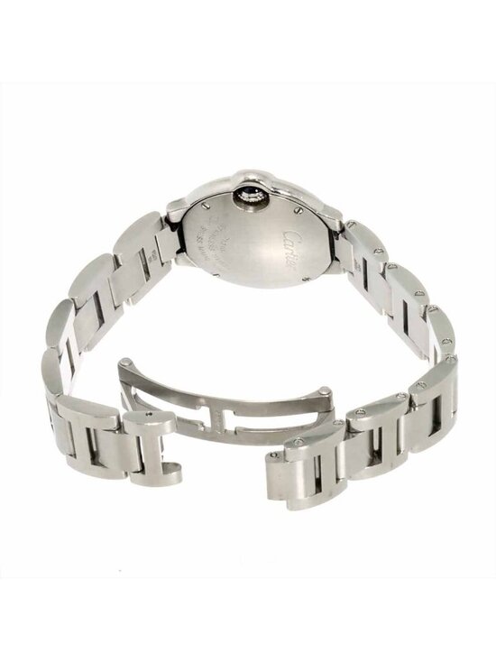 Cartier Ballon Blue 28 Watch Diamond Bezel Silver Quartz main image 7